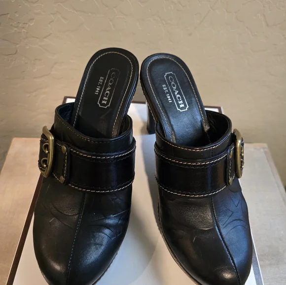 Coach Black 4 Inc. Women's Clogs - Picture 6 of 9